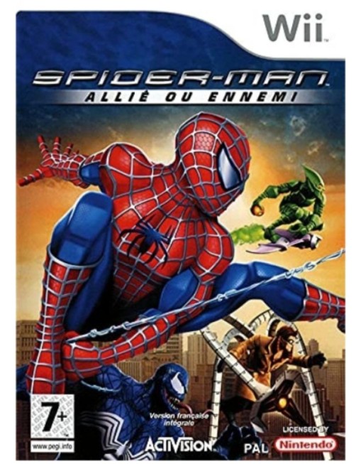 JEU WII SPIDER MAN - ALLIE OU ENNEMI