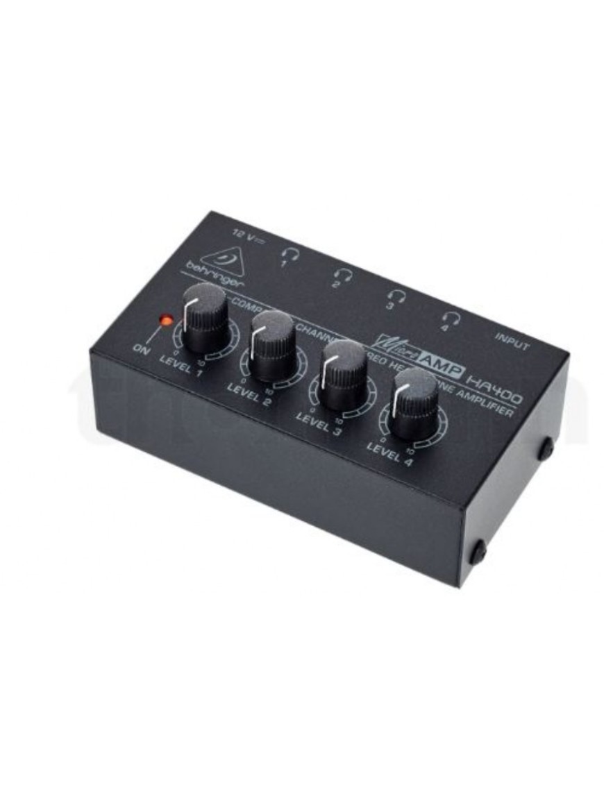 AMPLI CASQUE COMPACT 4 CANAUX BEHRINGER HA400